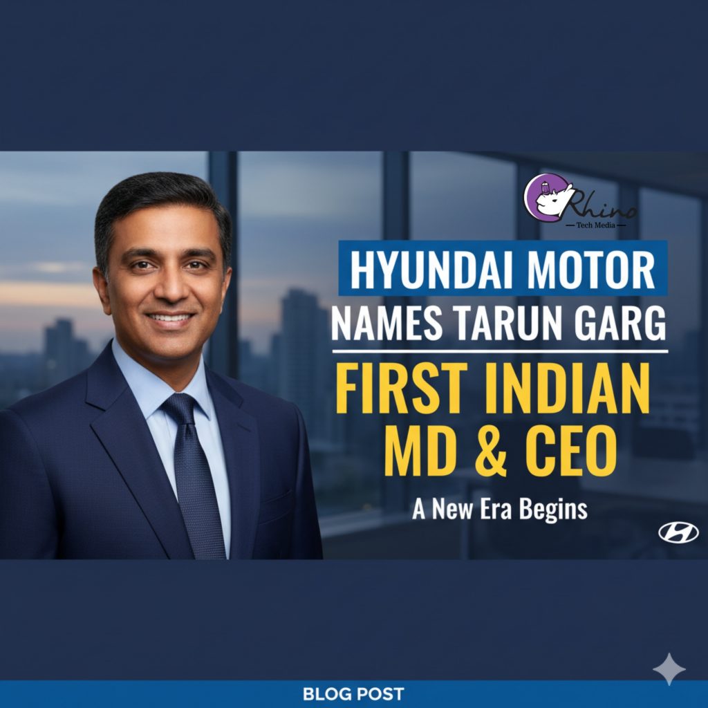 Hyundai Motor names Tarun Garg as the first Indian MD and CEO Picsart 25 10 15 11 30 33 132