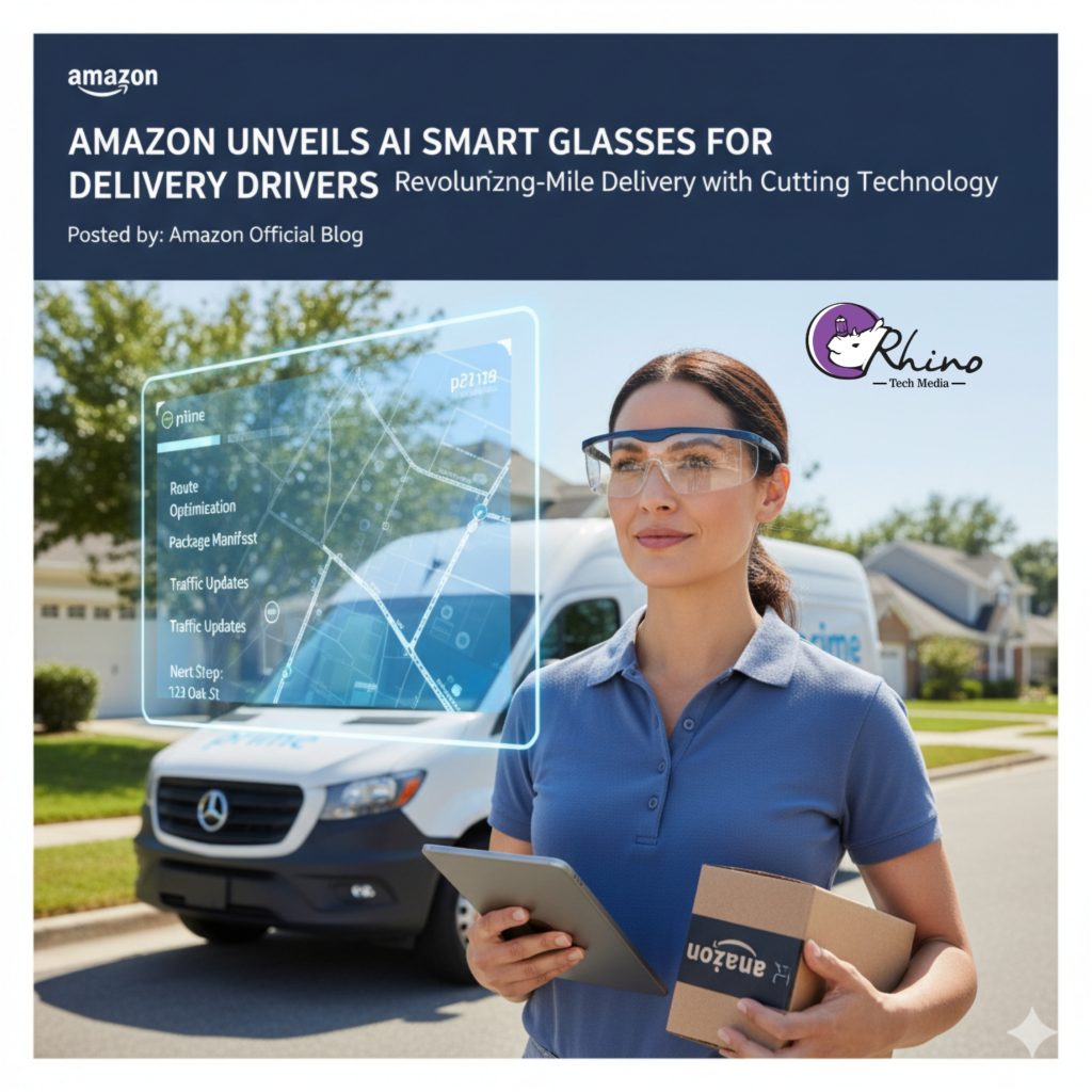 Amazon unveils prototype AI smart glasses for its delivery drivers Picsart 25 10 23 21 00 24 335
