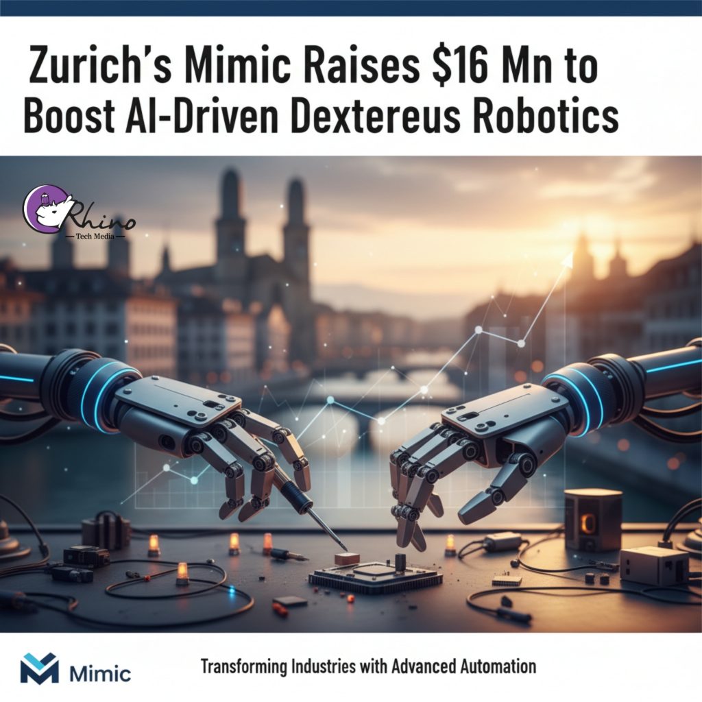 Zurich’s mimic Raises $16 Mn to Boost AI-Driven Dexterous Robotics Picsart 25 11 03 23 04 47 245