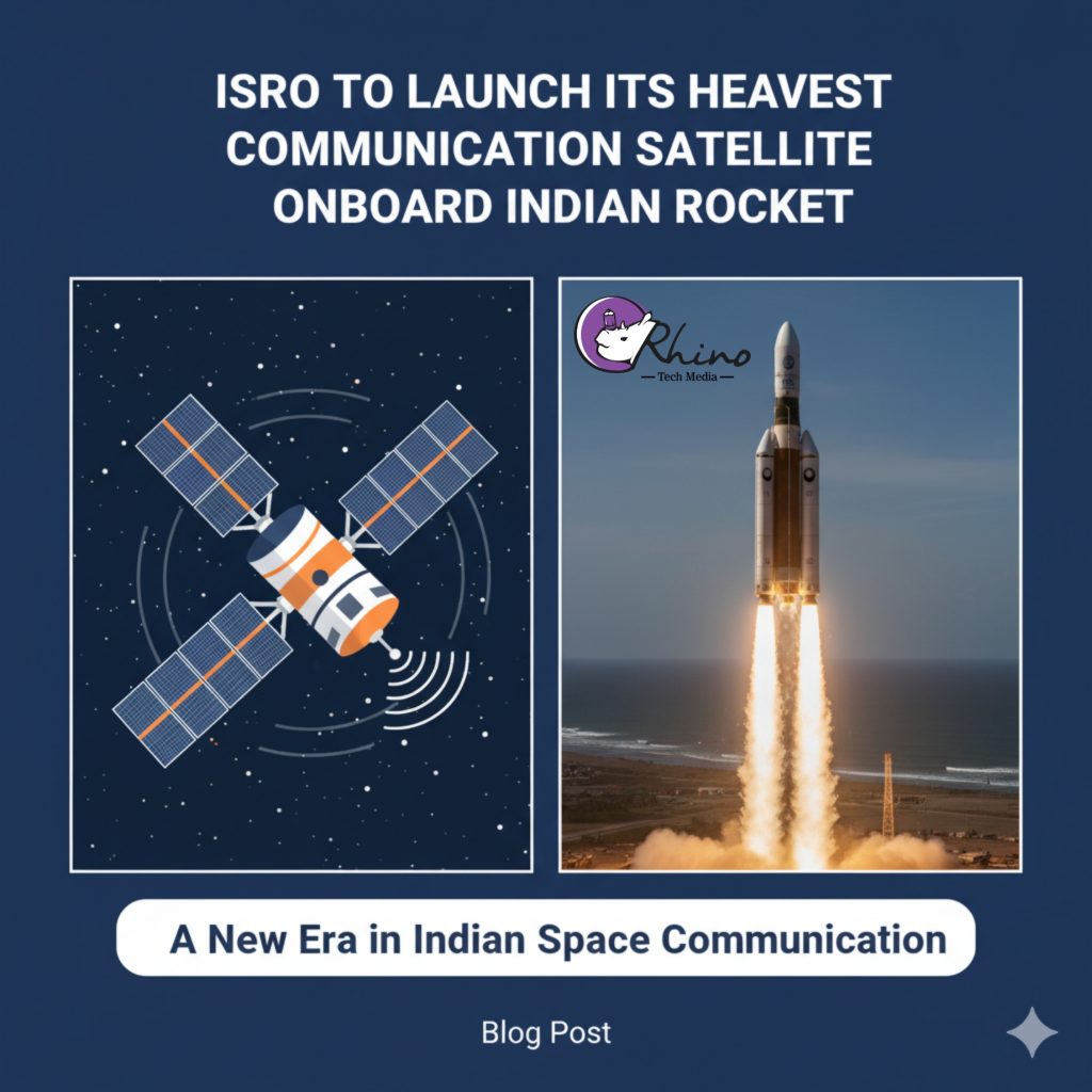 ISRO to launch its heaviest communication satellite onboard Indian rocket Picsart 25 11 08 10 58 03 637