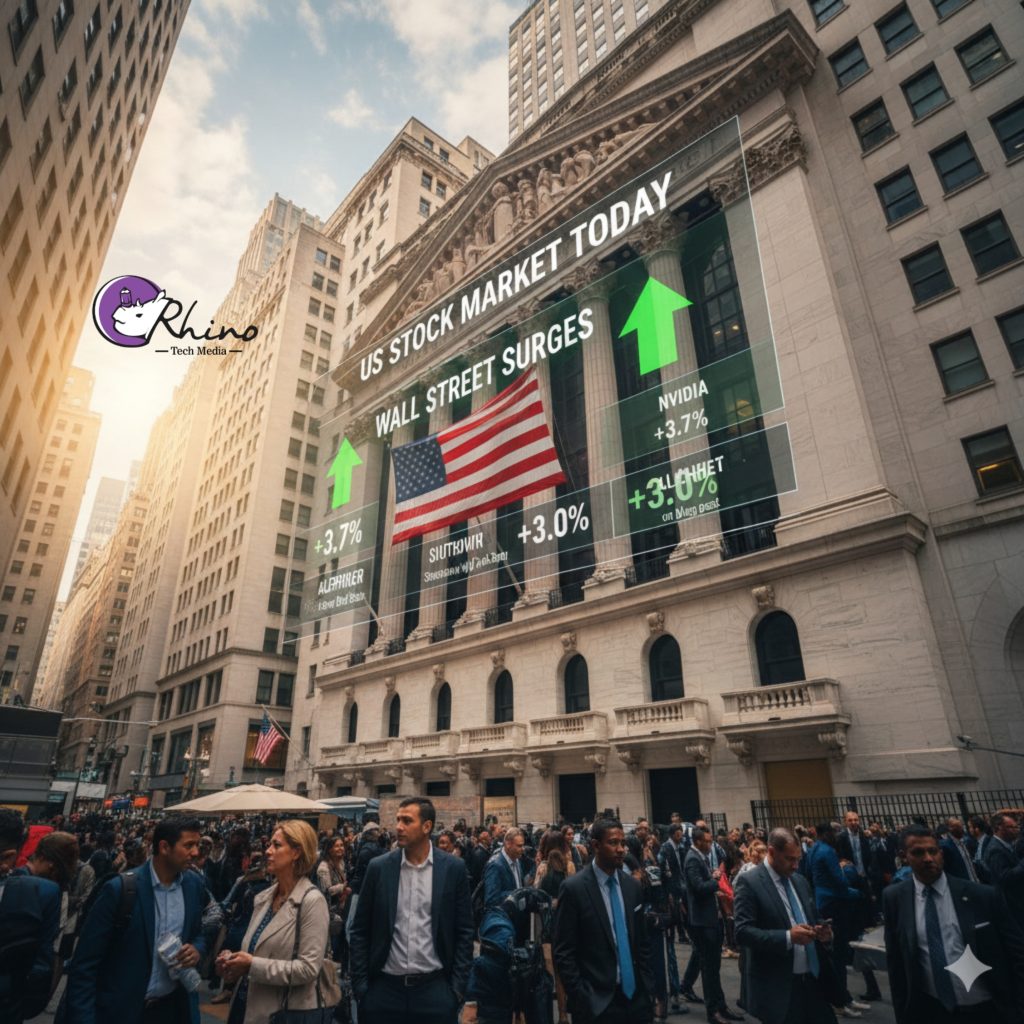 US Stock Market today: Wall Street surges on signs shutdown may end soon, Nvidia jumps 3.7%, Alphabet soars 3% Picsart 25 11 10 22 39 35 904