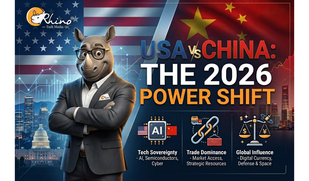 US vs. CHINA: THE 2026 POWER SHIFT From Tariffs to AI, Semiconductors & Technological Supremacy. Untitled 14