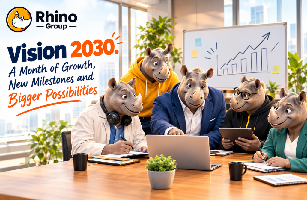 Rhino Group Vision 2030: A Month of Growth, New Milestones and Bigger Possibilities – August 2026 Update Banner 17