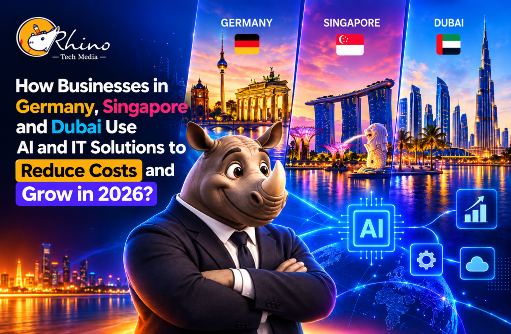 How Businesses in Germany, Singapore and Dubai Use AI and IT Solutions to Reduce Costs and Grow in 2026? Banner 12